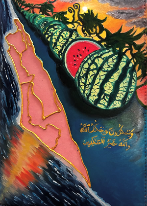 The Story Behind River to the Sea: From Personal Gift to Palestinian Solidarity Art